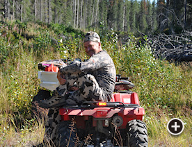 ATV Access to best hunting spots
